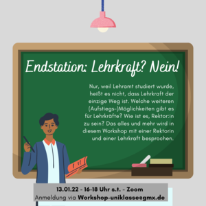 Endstation Lehrkraft Nein!